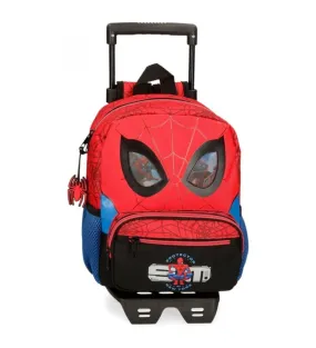 Mochila Spiderman Protector con carro rojo